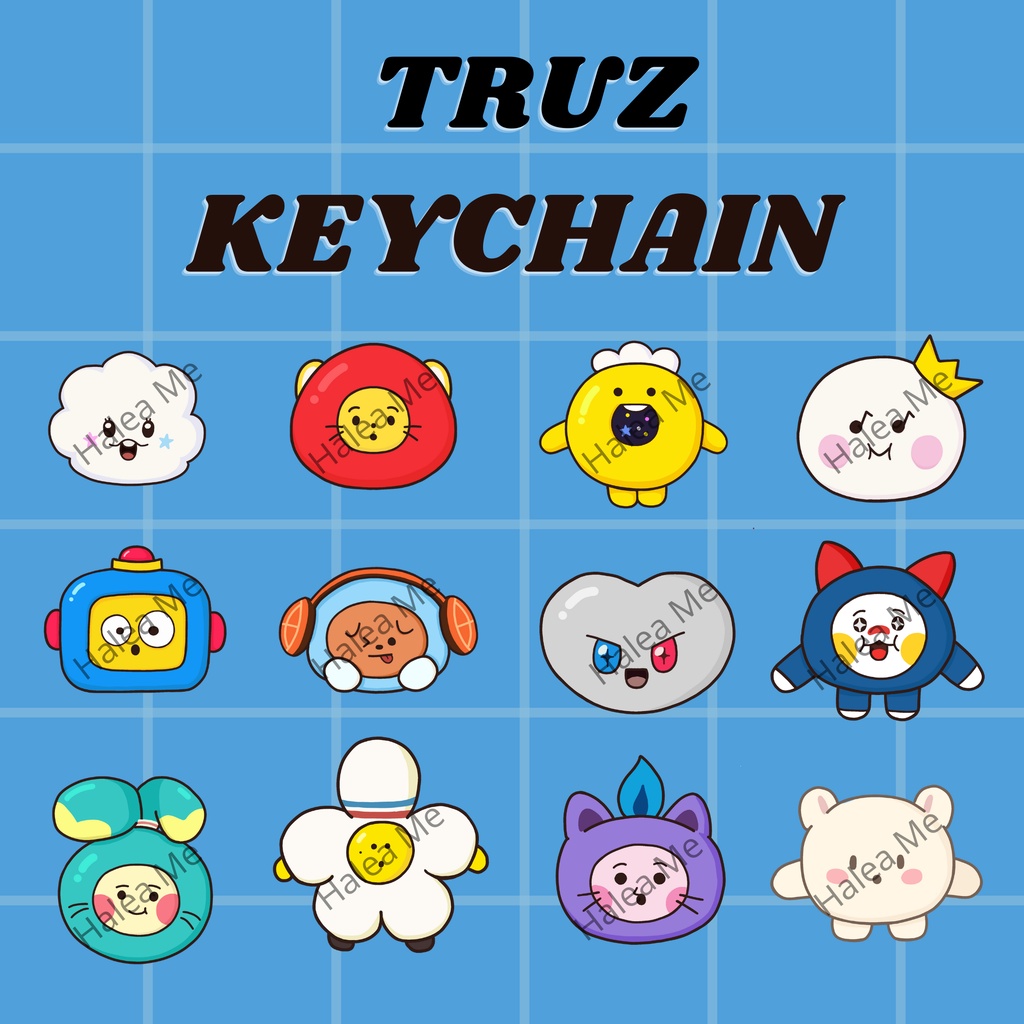 [HaleaMe] Gantungan Kunci Truz Treasure / Truz Treasure Keychain