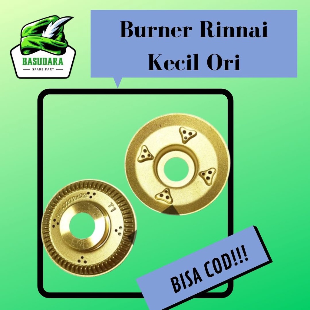 Burner Rinnai Kecil Asli Original Kuningan Kompor Ri 522C 522E 511C 511E / Kuningan Sumbu Burner Bar