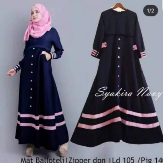 Sakira maxi gamis/rahma olshop