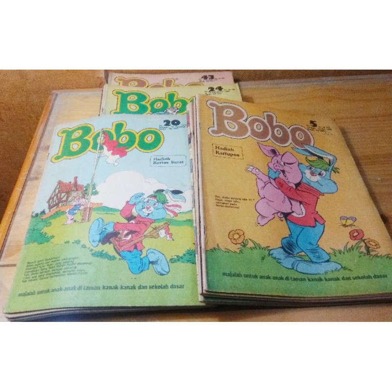 Majalah Bobo paket 17 BK THN 1980