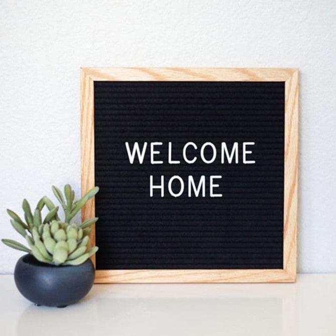 

Changable Felt Letter Board 10 / DIY Felt Letter Board - Hitam