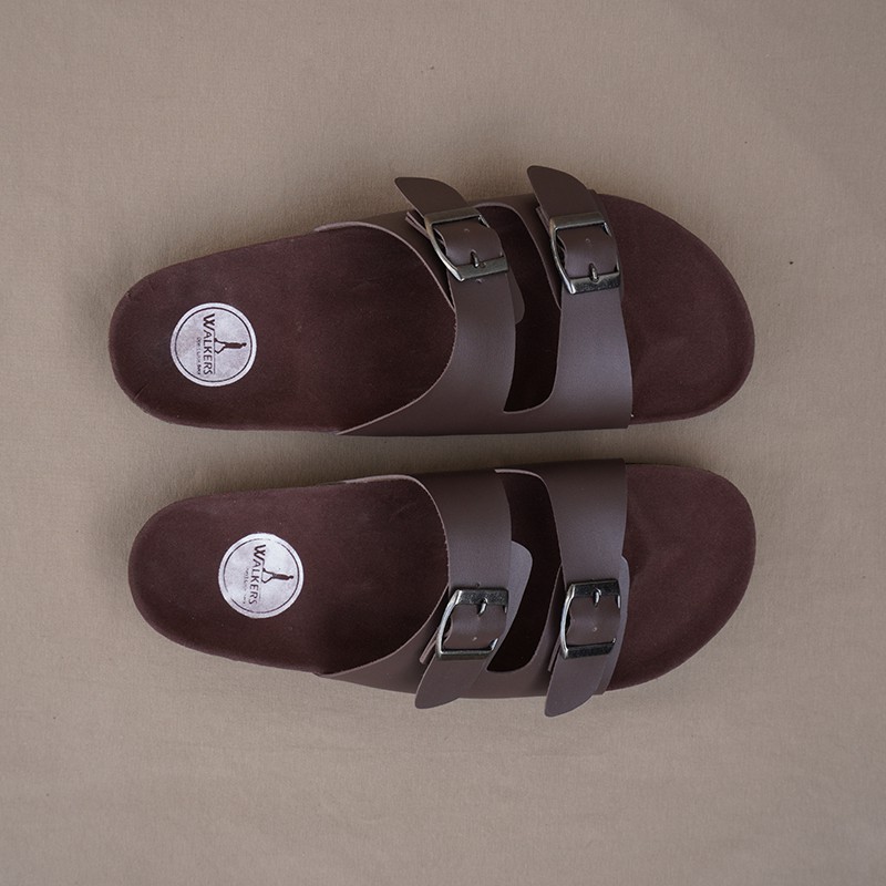 COD Sandal Casual Pria Walkers Gepser 2 Coklat Sendal Slide Puyuh Kasual Slop Santai Terlaris