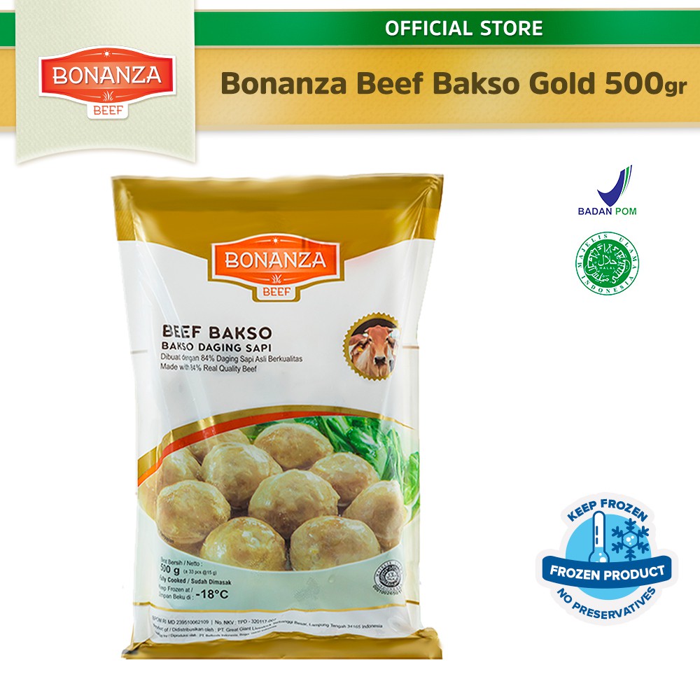 

Bonanza Bakso Premium 500gr
