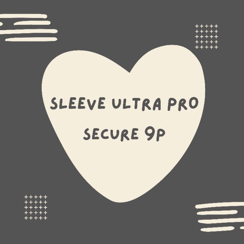 READY STOCK sleeve Ultra Pro 9P secure