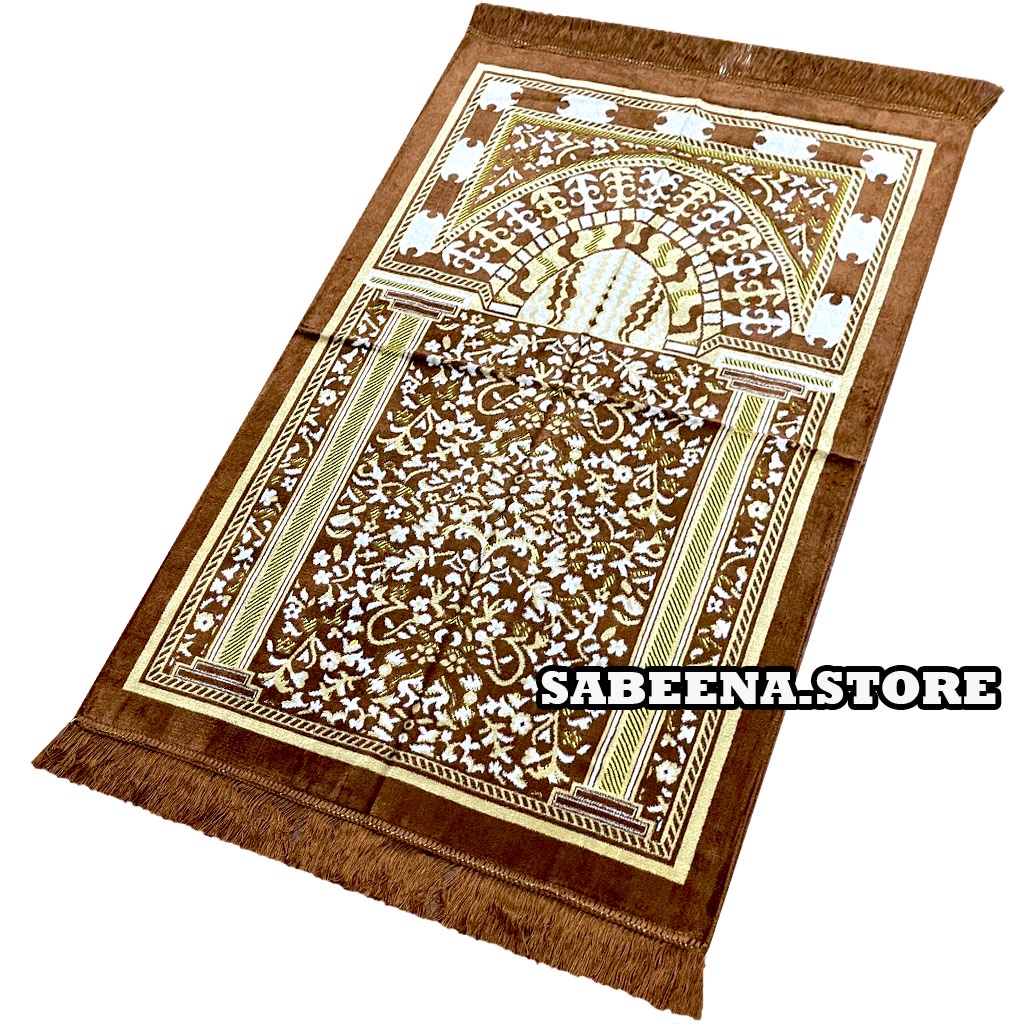 Sajadah Turki Dewasa Super Spigel Ukuran 70x110cm Bahan Tebal Dan Halus Perlengkapan Sholat Pakaiana Muslim Sejadah Terbaru Bisa COD