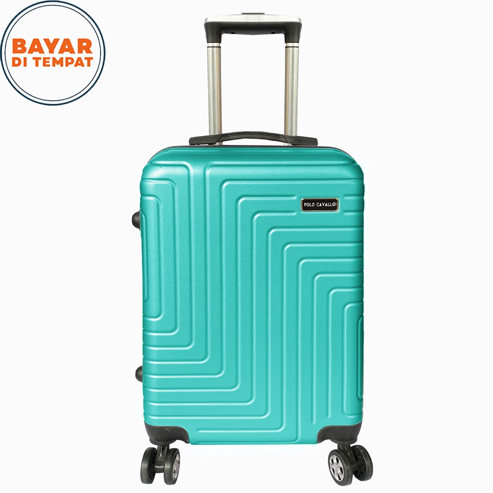 Free Shipping! Koper Fiber POLO MILANO Koper Kabin 20inch Koper Travelling Anti Pecah TC23 - Tosca