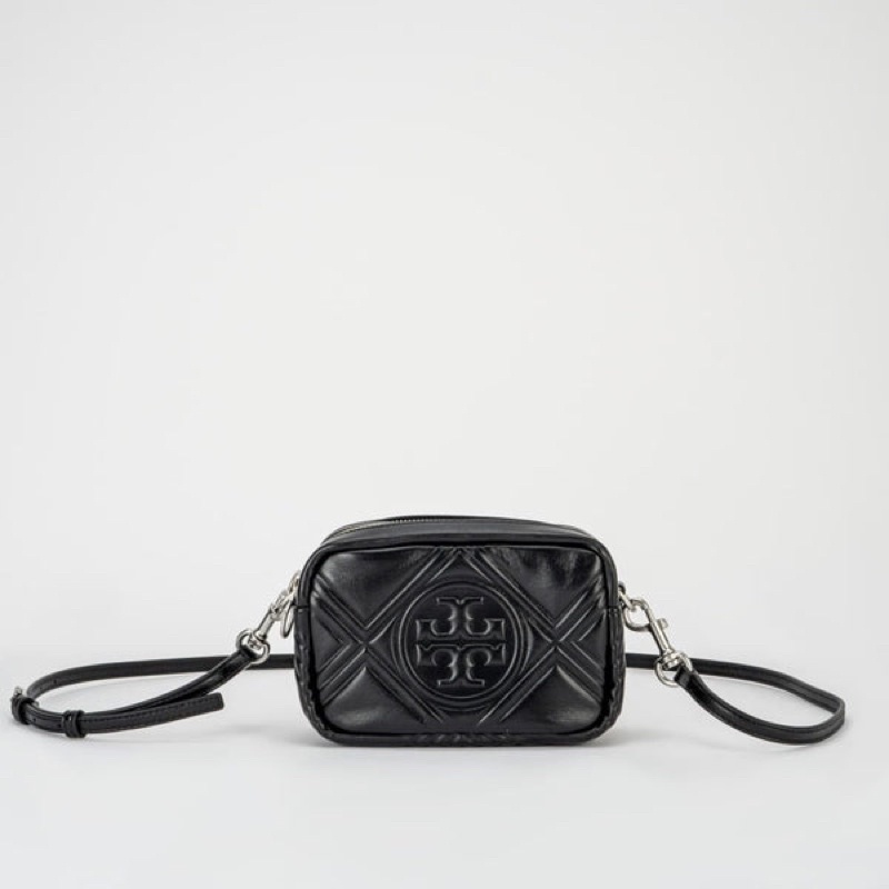 Tory Burch Perry Bombe Puffy Mini Bag Black (80423)