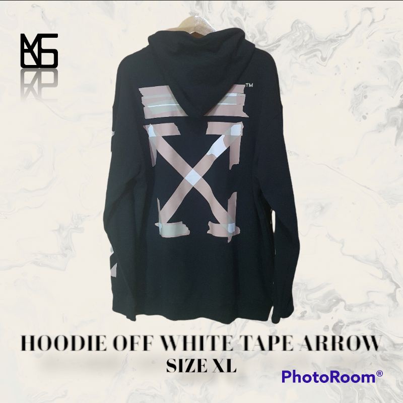 HOODIE OFF WHITE TAPE ARROWS