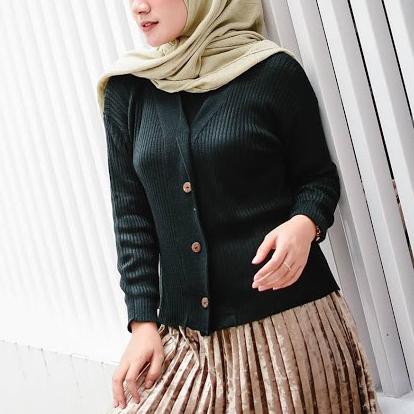 ℮ Kardigan Rajut Wanita Strada Cardy Rajut ☺