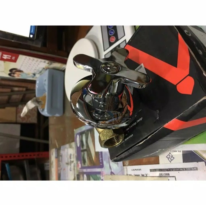 Stop Kran / Keran Air Tanam / Balvalve Untuk Shower Mandi Bintang