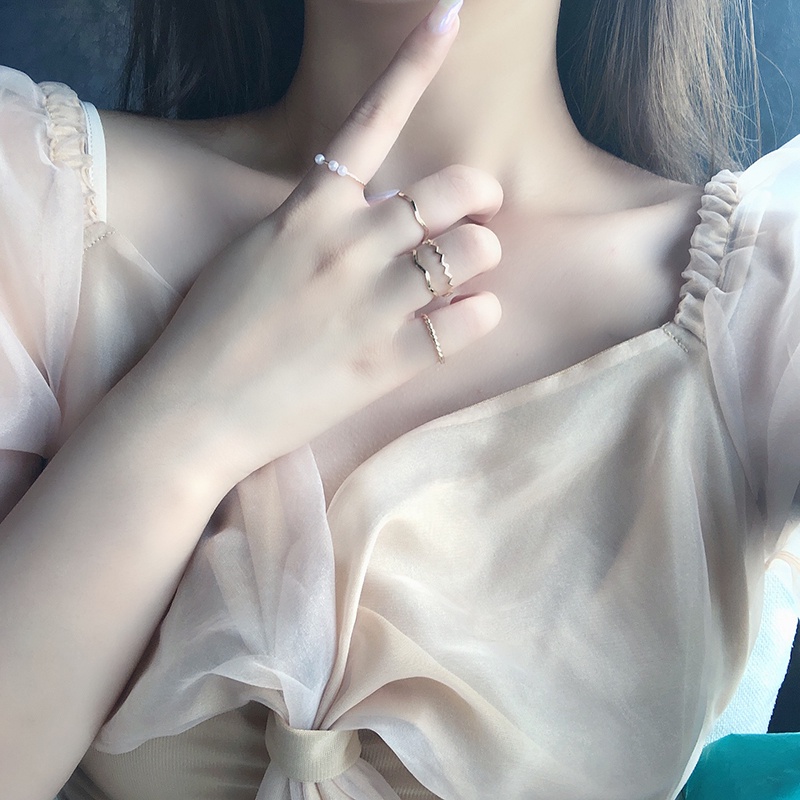 Cincin Model Gelombang Untuk Aksesoris