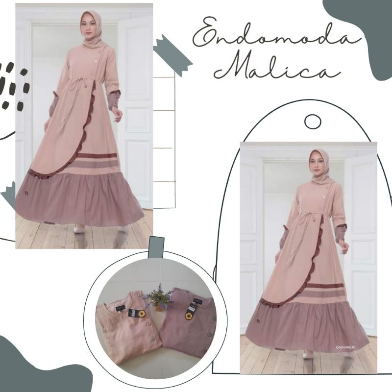 Endomoda Terbaru / Endomoda Malica / Gamis Dewasa