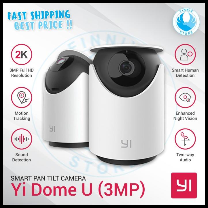 Cctv Yi Dome Camera U 1296P 3Mp Ip Camera - Garansi Resmi