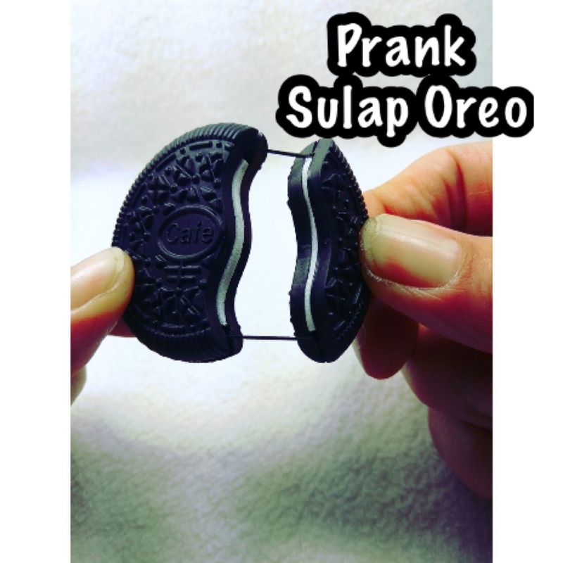 mainan sulap prank oreo