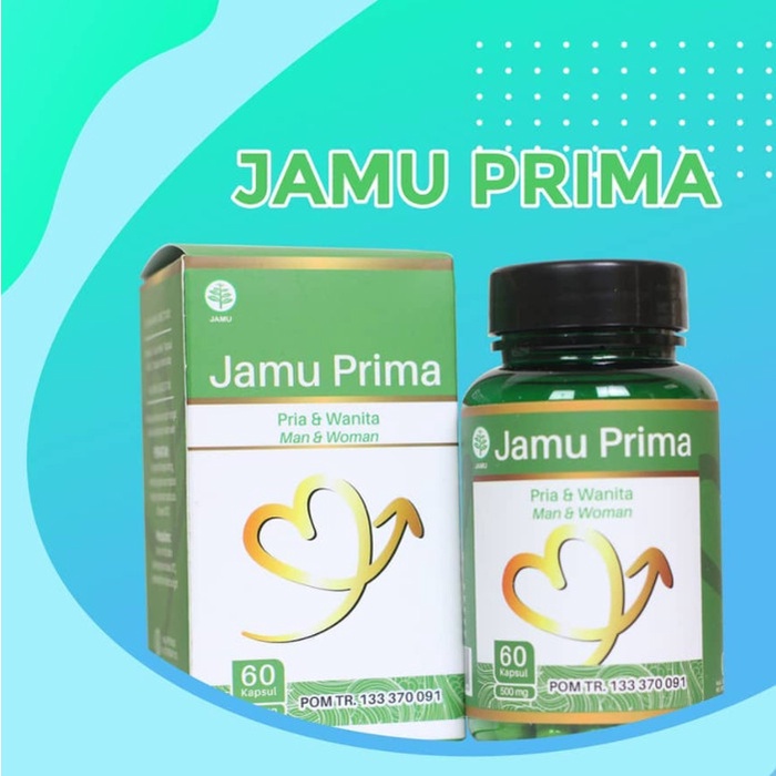 ORIGINAL OBAT KUAT HERBAL STAMINA PRIA DAN WANITA JAMU PRIMA 60 KAPSUL TERMURAH