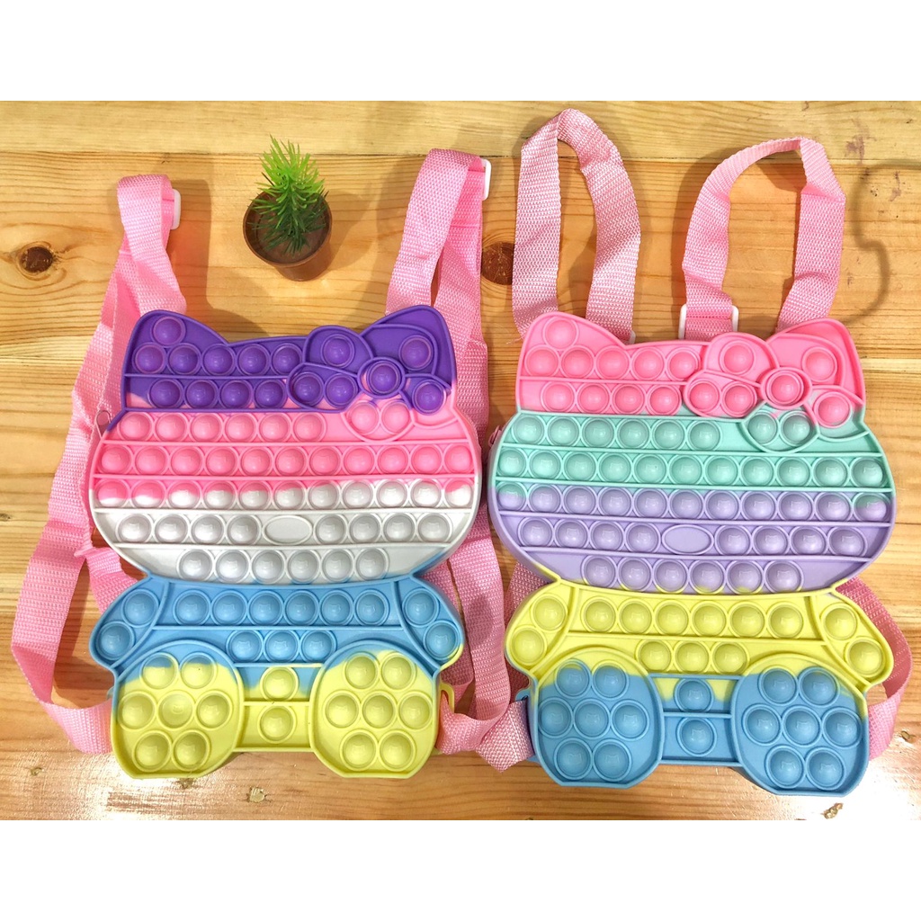 Tas Pop It Anak Jumbo Tas Pop It Gemoy Selempang Tas Pony Bag Besar