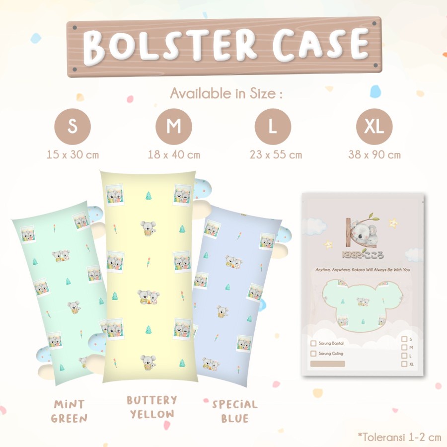 Sarung Guling Kokoro / Bolster Case Kokoro Family Limited Edition