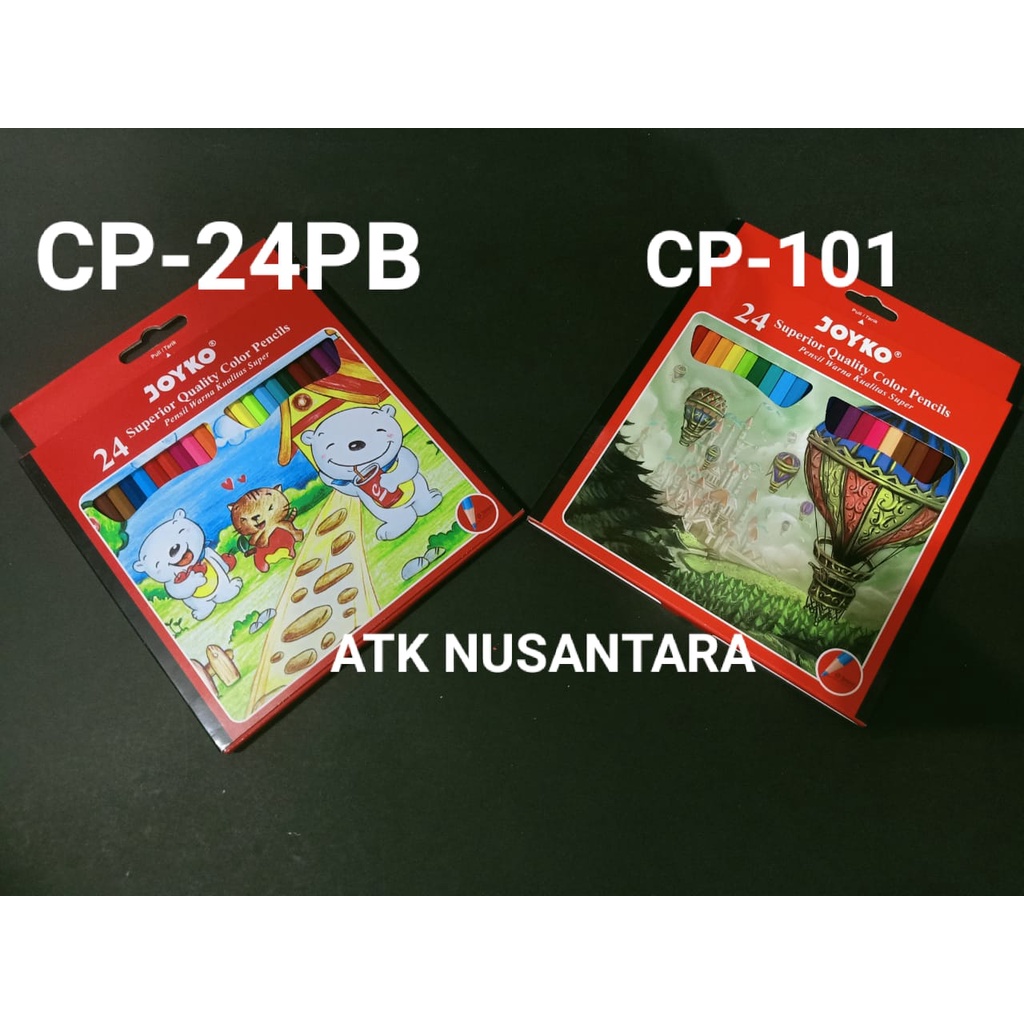 

(PAK) PENSIL WARNA JOYKO 24 WARNA