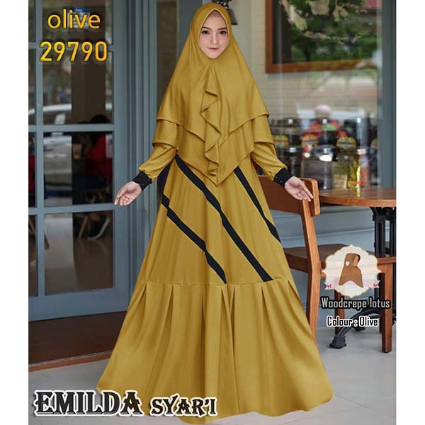 GAMIS SYARI BUSUI EMILDA MAXMARA LOTUS