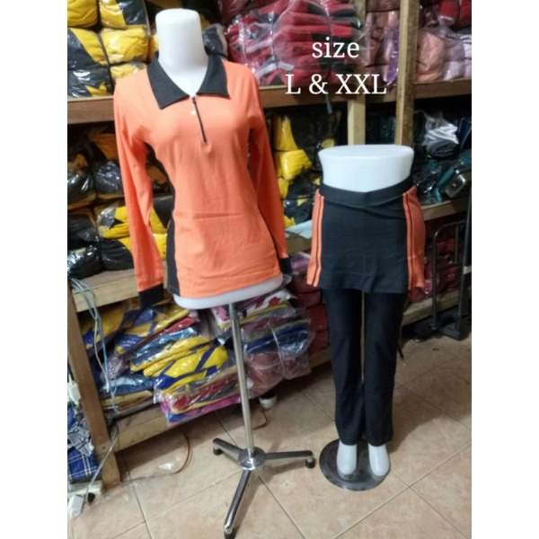 Jual baju olahraga senam erobic zumba fitness gym muslim Diskon