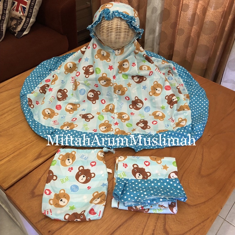 Mukena anak 2-3th motif kartun