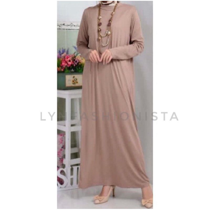 LYNFASHIONISTA-MANSET GAMIS KAOS SPANDEK RAYON TEBAL ADEM/H01