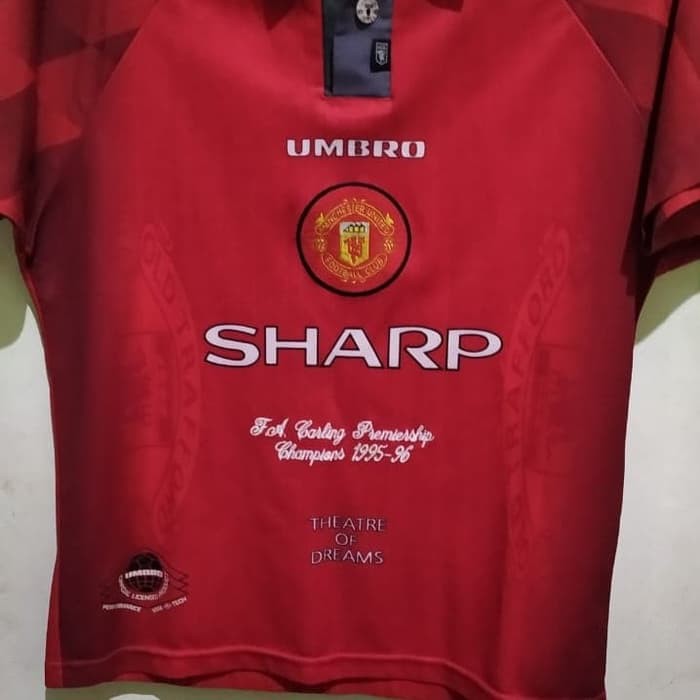 Jersey Manchester United Original Home 1996-1998 Size Boys / Ladies