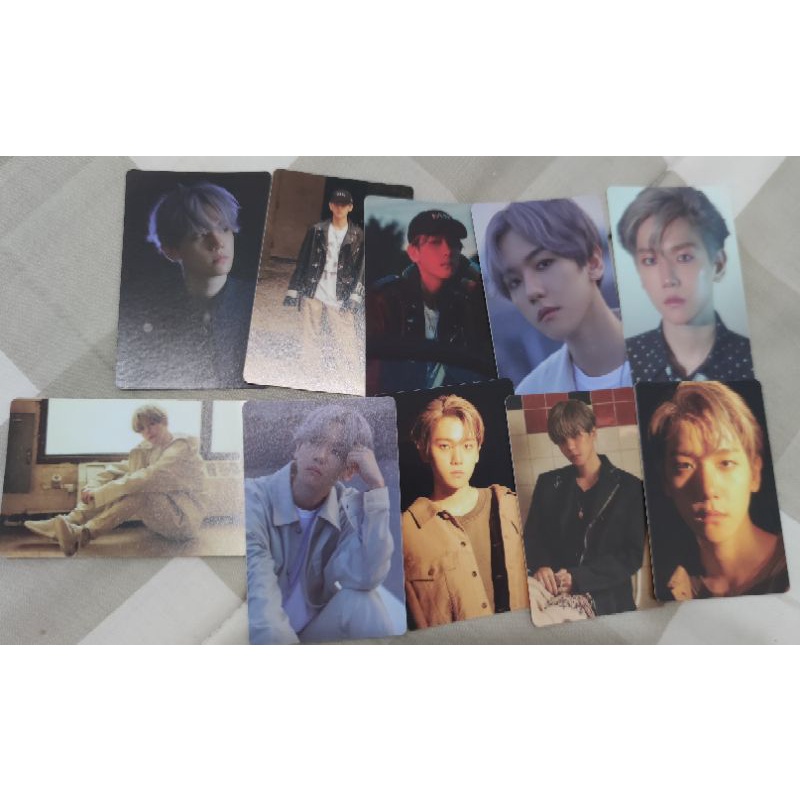 EXO Baekhyun Citylight city light un Village Photocard pc Sticker official