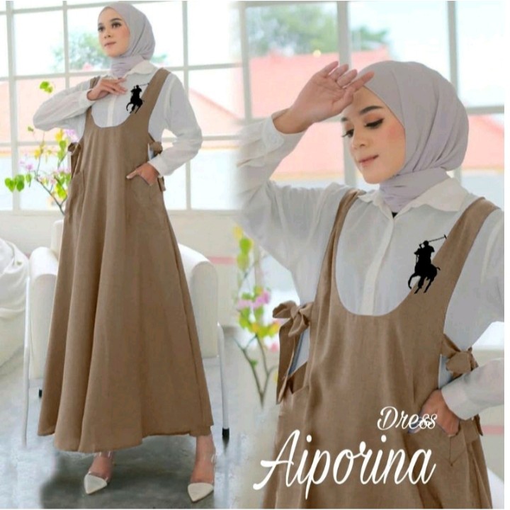 FWG  - MAXI AIPORINA / MAXI WANITA / GAMIS / GAMIS WANITA TERBARU / PAKAIAN OOTD