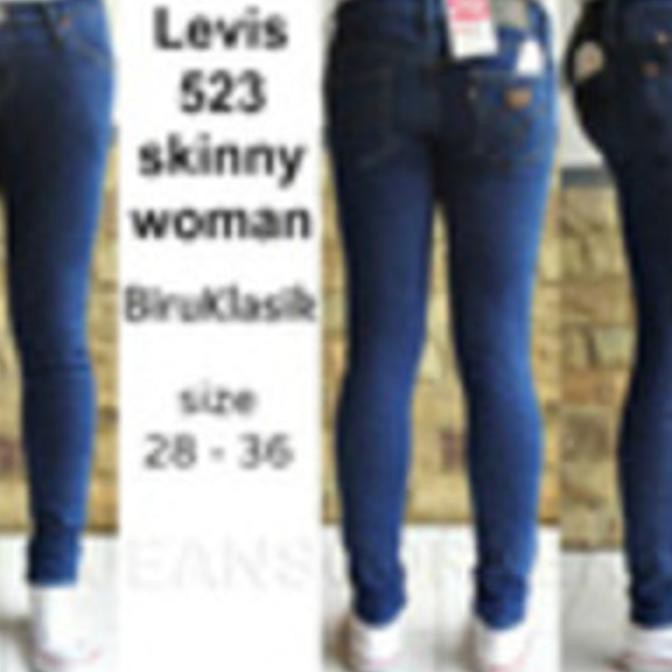 YUK BELI CELANA WANITA JEANS CEWEK TERMURAH MERK LEVIS 523 SKINNY WOMAN JAKARTA KEKINIAN