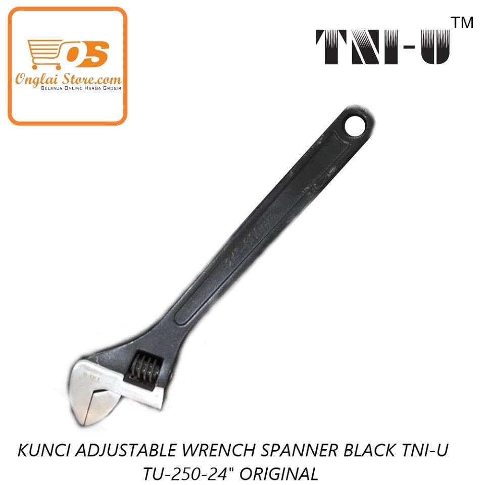 KUNCI ADJUSTABLE WRENCH SPANNER BLACK TNI-U TU-250-24