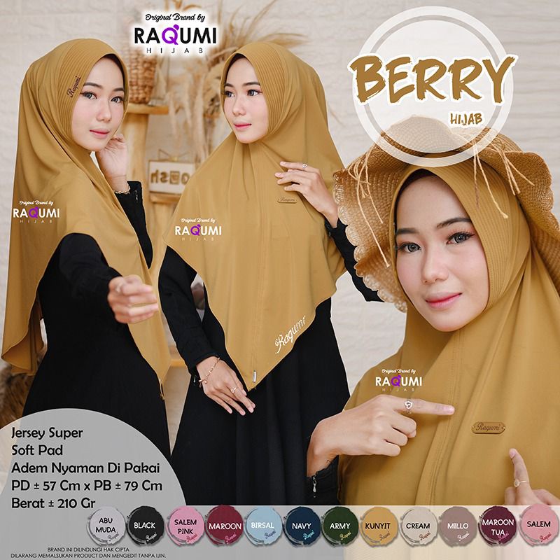BERRY HIJAB BY ORI RAQUMI HIJAB