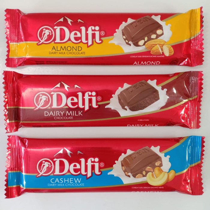 

DELFI dairy milk choco BAR kemasan sedang