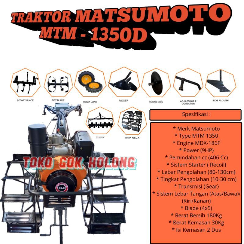 Traktor Matsumoto MTM 1350D solar