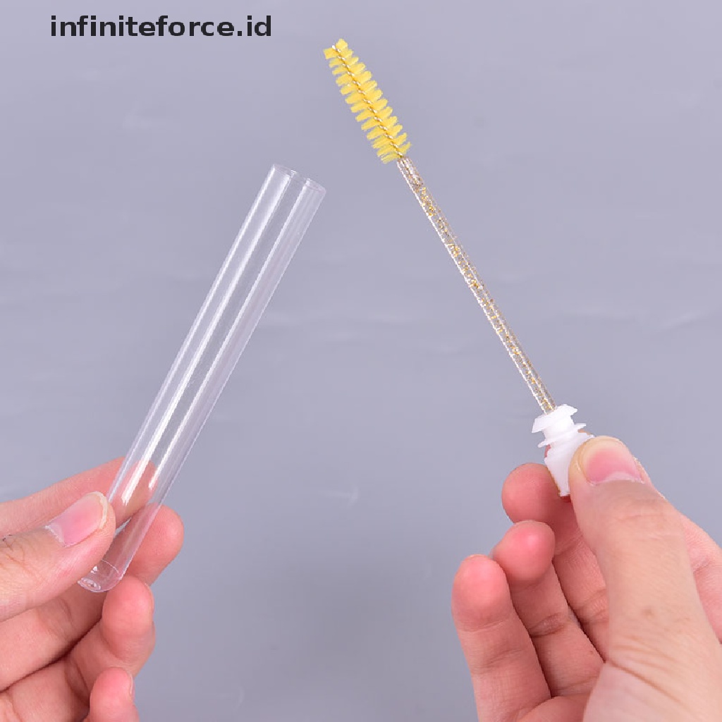 Infiniteforce.id Brush Bulu Mata Sekali Pakai Untuk Makeup / Kosmetik Wanita