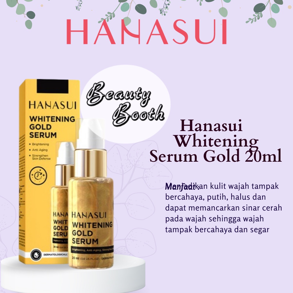 [BPOM] HANASUI Whitening Gold / Serum Gold 20ml ORIGINAL