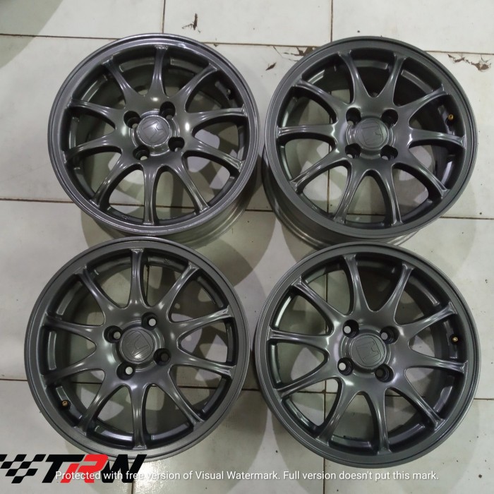 Velg mobil seken original Honda jazz VTEC ring 15 pcd 4x100 Ban forceum
