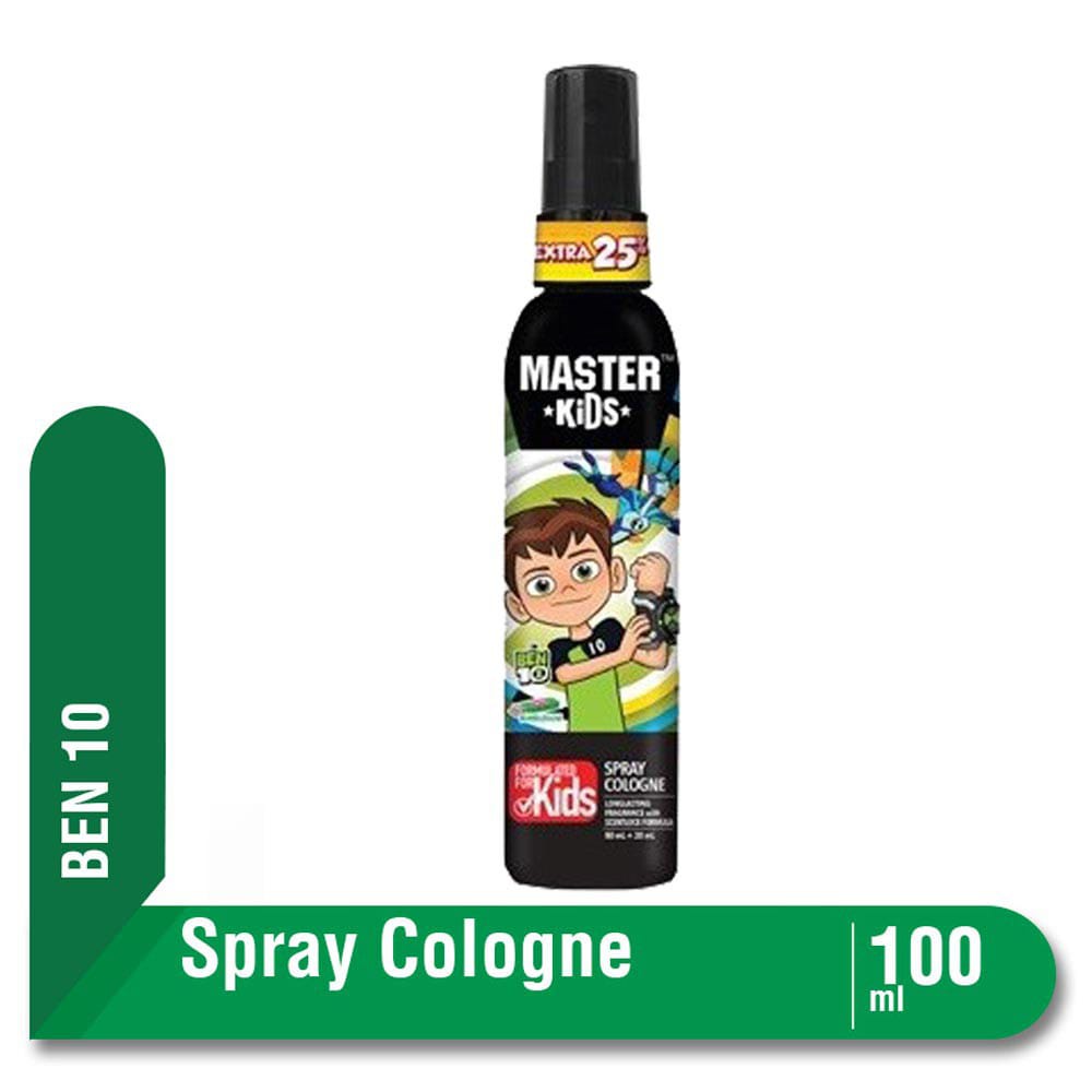 Master Kids Spray Cologne Iron Man, Batman, Ben10, Superman 100 ml