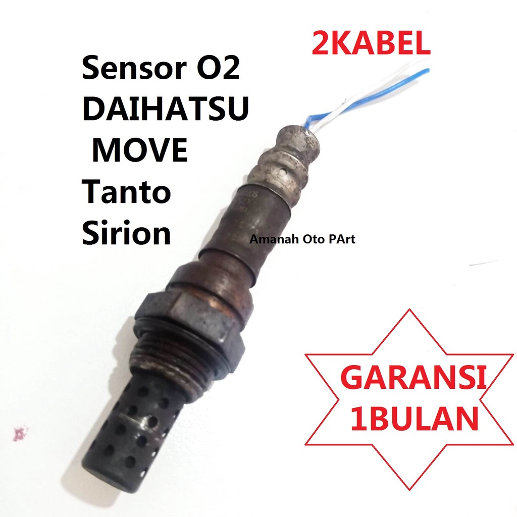 O2 sensor oksigen sirion DAIHATSU MOVE Tanto CO2 L150S 89465-97205 Denso 2pin 2 kabel 2 pin kabel copotan asli ori original oksygen