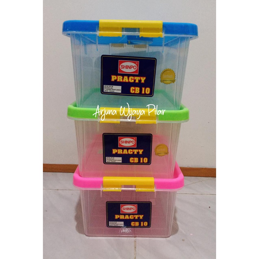 SHINPO CONTAINER / CONTAINER BOX CB 10 PRACTY SIP 129 +Bubblewrap