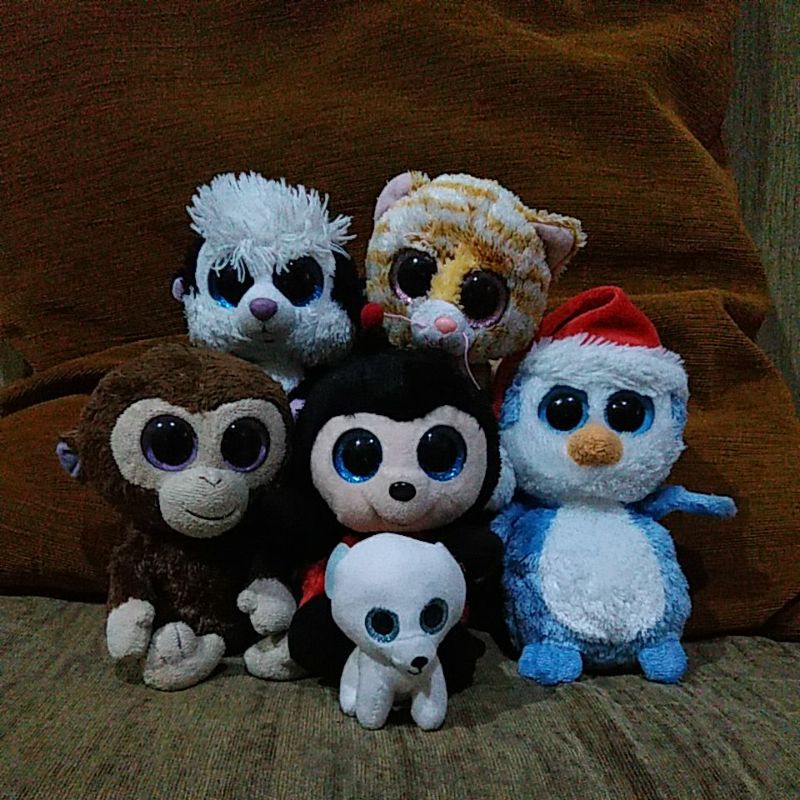 [Ready stock]bobeka mabel TY/mabel kecil ori/moyet kucing pinguin mabel TY