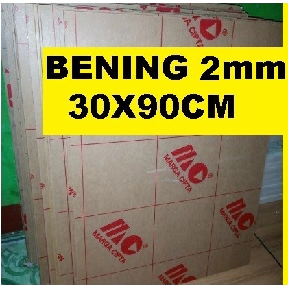 

Acrylic - Akrilik - Bening merk MARGA CIPTA tebal 2mm ukuran 30x90cm
