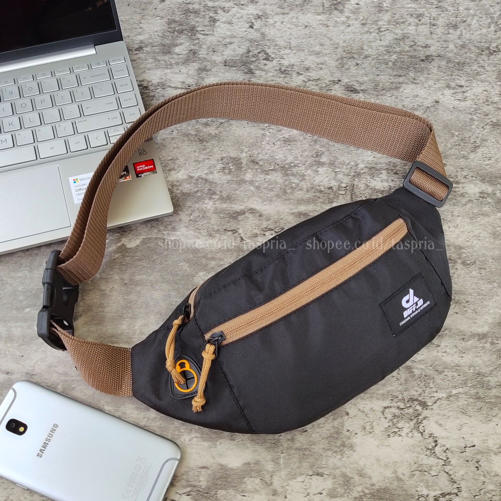 TAS SELEMPANG PRIA COWOK - WAISTBAG DISTRO ORIGINAL