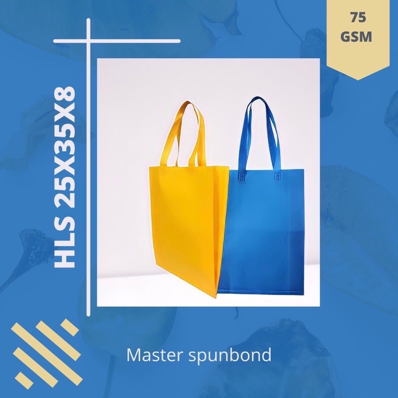 

(COD) GOODIE BAG HLS 25x35x10cm/ Tas Spunbond/ Tas souvenir