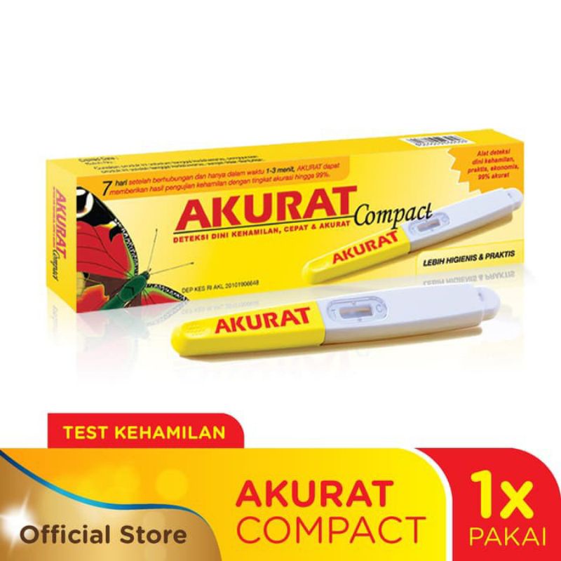 AKURAT COMPACT TESTPACK -ALAT DETEKSI DINI KEHAMILAN