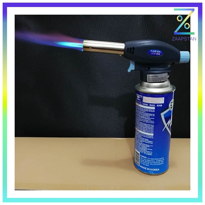 Portable Gas Torch Butane Flame Gun Non Inverter - 915 - Dark Blue