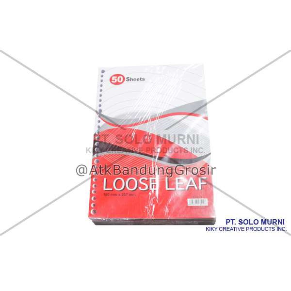 

Kertas Binder Loose Leaf Kiky A5 50 lembar Refill kertas Binder Grosir