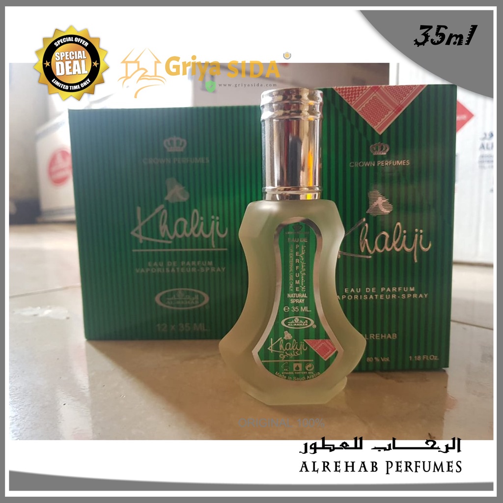 Parfum al rehab alrehab khaliji 35ml original minyak wangi alrehab spray PROMO!