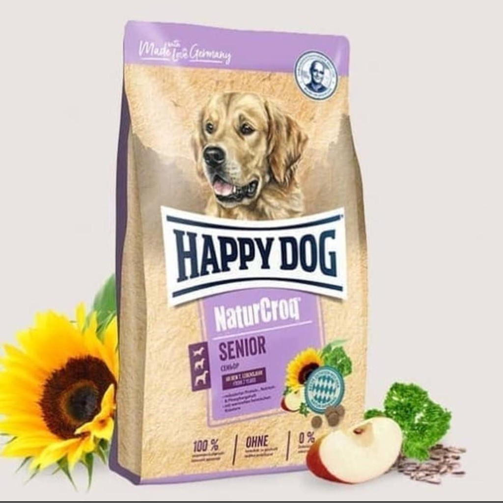 Happy Dog NaturCroq Senior 15kg Makanan Anjing Tua