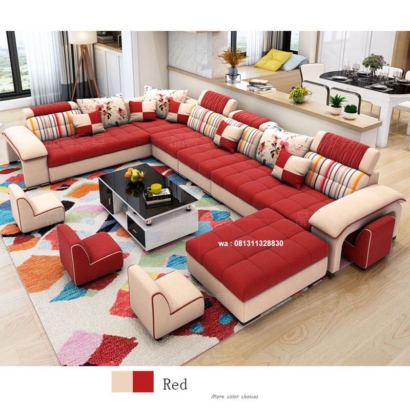 [TERBARU] SOFA RUANG TAMU / SOFA LETER U / SOFA RUANG TAMU / SOFA MINIMALIS